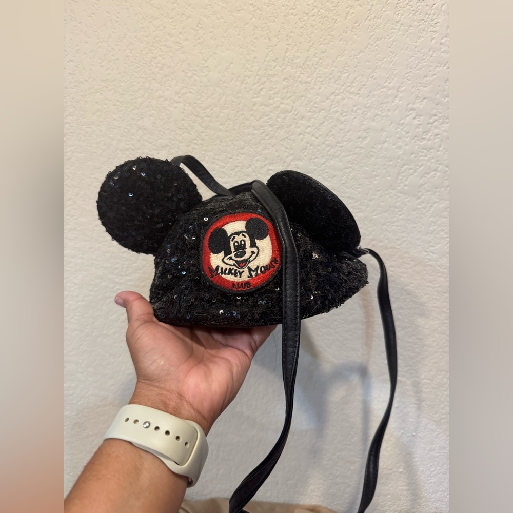 Mickey Mouse Ears Sequin Loungefly Crossbody